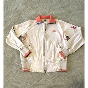 North Face First Ascents Jacket Womens Size M Full‎ Zip Knit Pockets